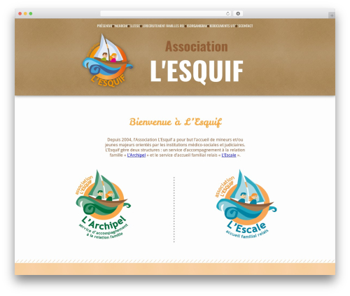 esquif WP theme - lesquif.fr
