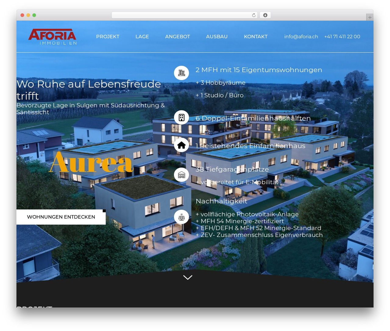 Hello Elementor WordPress theme - aurea-sulgen.ch