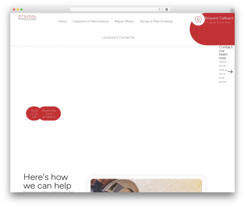 Hello Elementor WordPress theme - orbitalrenovations.co.uk