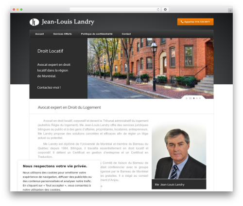 Nexus premium WordPress theme - landryavocat.com