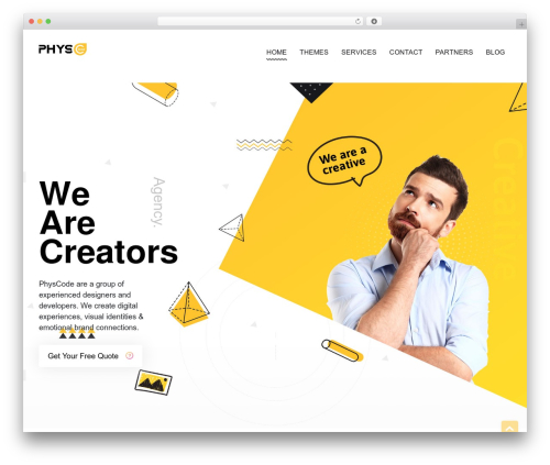 Physcode 2021 WordPress theme - physcode.com