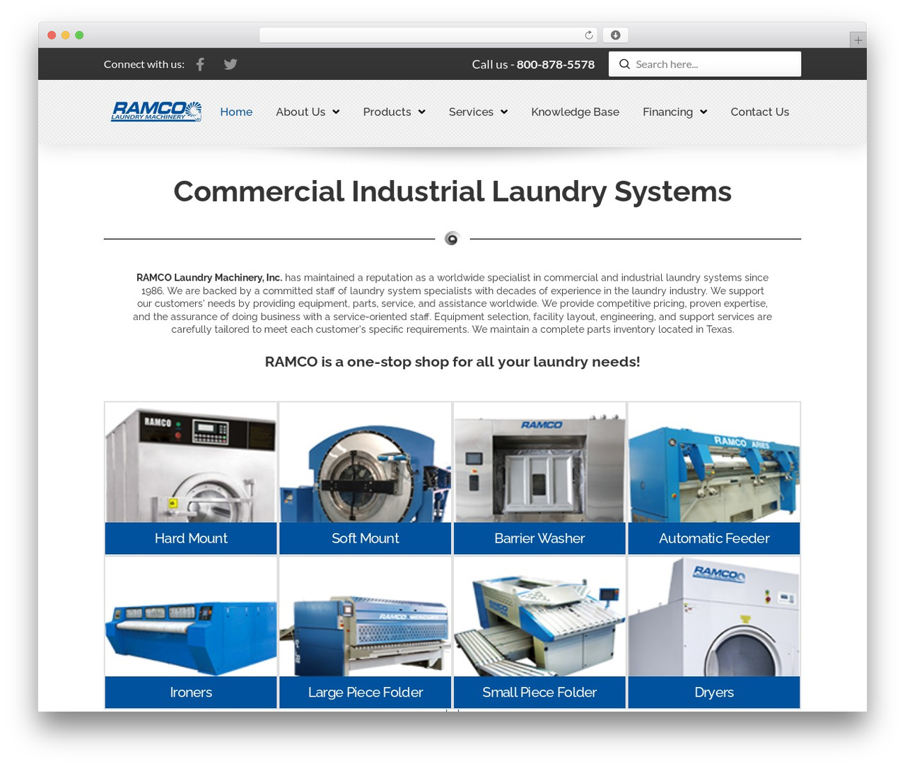 Pro theme WordPress - ramcolaundry.com