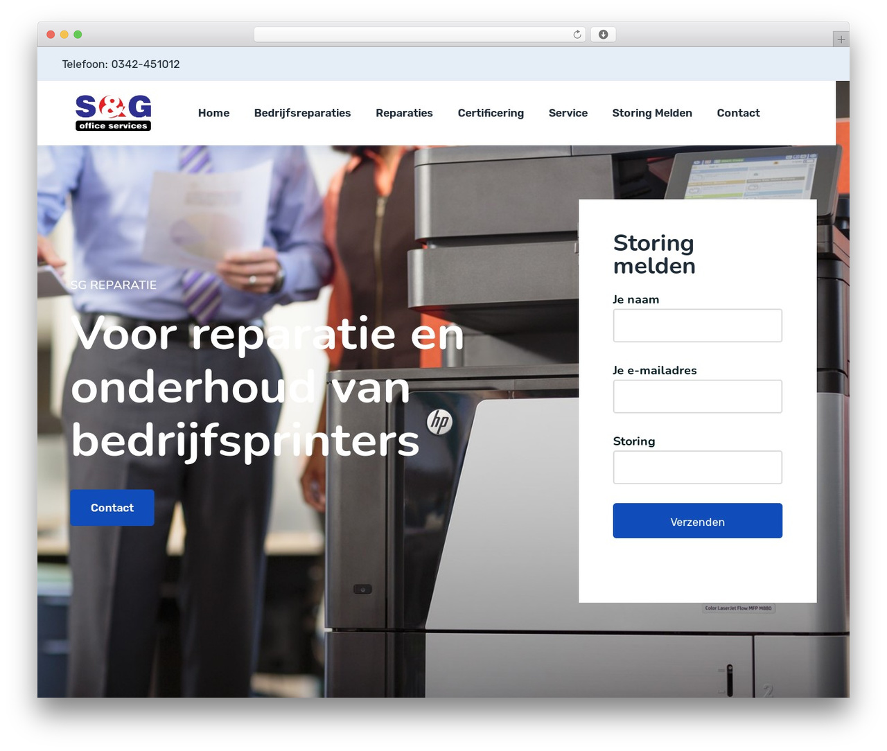 Restly WP theme - sgreparatie.nl