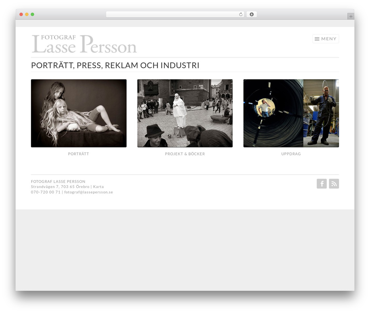 Sketch free WordPress theme - lassepersson.se