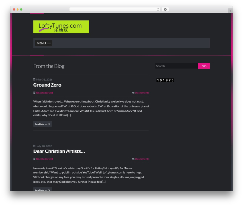 Theme WordPress Dubstep - loftytunes.com