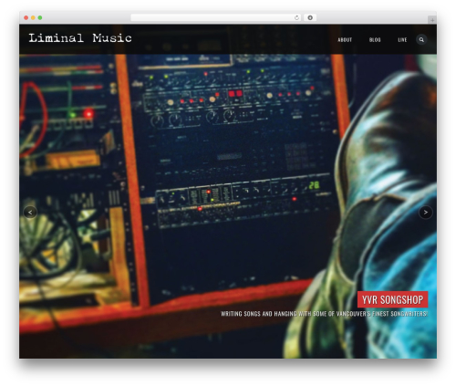 Theme WordPress JamSession - liminalmusic.com