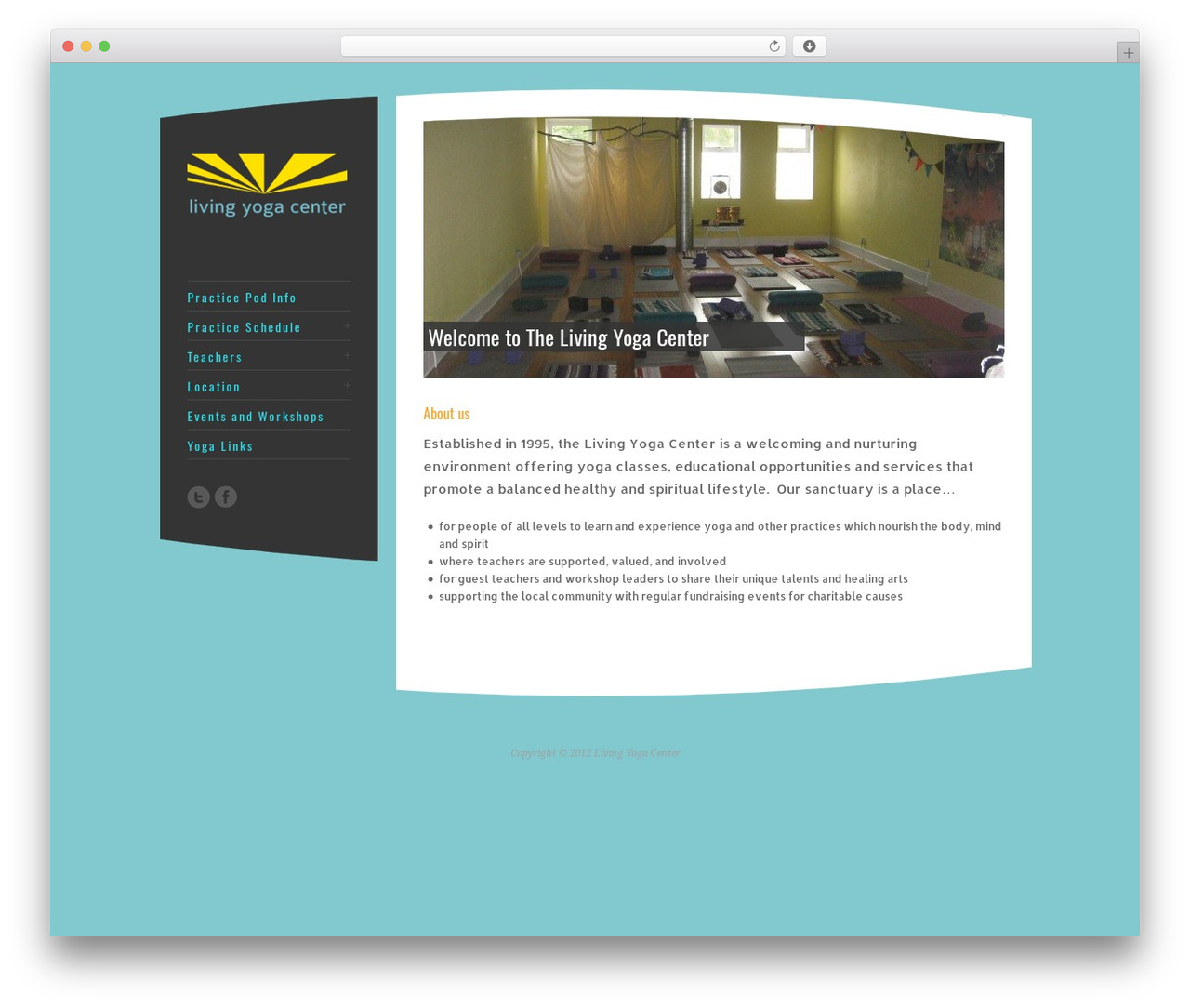 Theme WordPress RT-Theme 15 - livingyogacenter.net