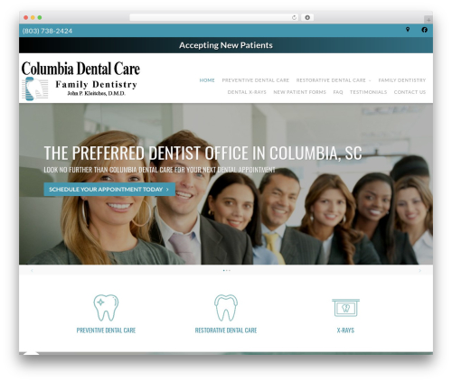 Theme WordPress Beacon Theme - columbiadentalcaresc.com