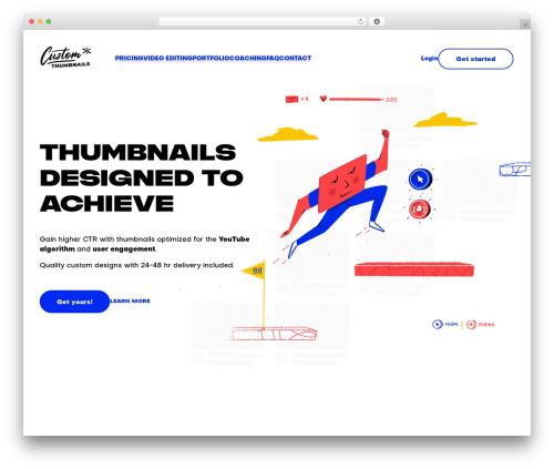 Theme WordPress Custom Thumbnails WP Theme - customthumbnails.com