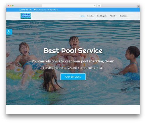 Theme WordPress Divi - absolutecleanpools.com
