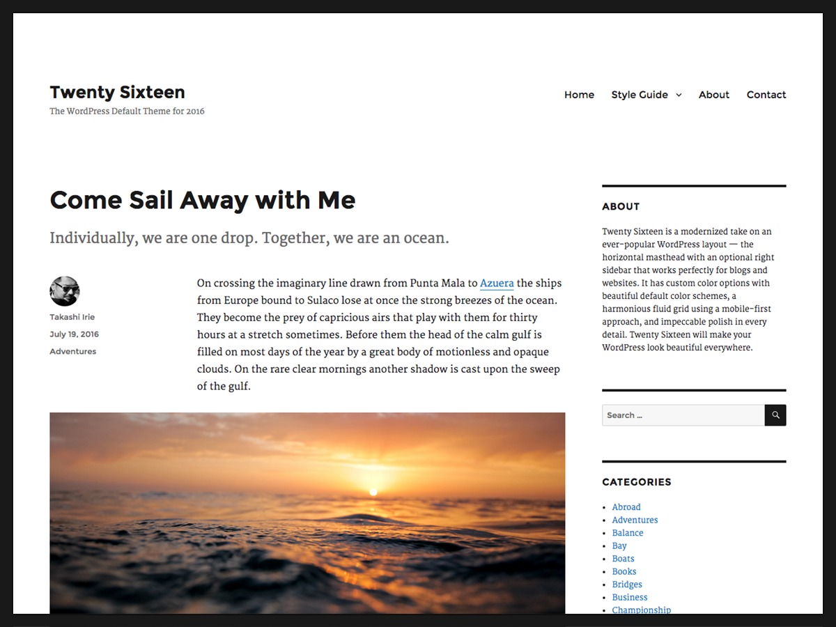 Theme WordPress Lancelot Theme WordPress Lancelot