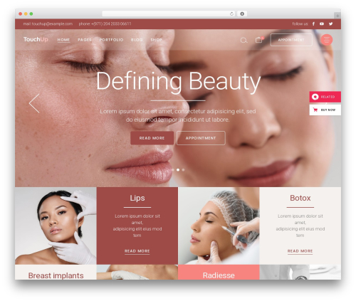 TouchUp WordPress website theme - touchup.qodeinteractive.com