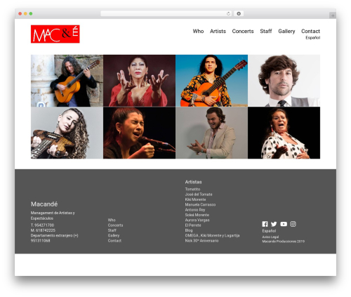 upBootWP WordPress theme - macande.com