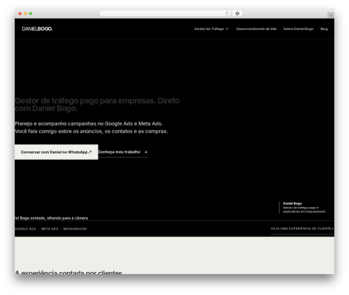 Ai WordPress plugin - danielbogo.com.br