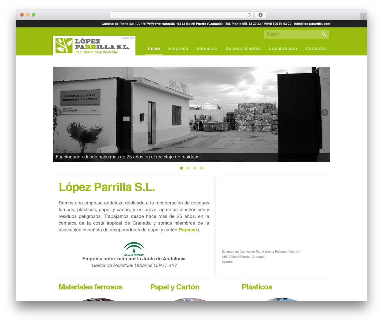 WordPress theme Green Stimulus - lopezparrilla.com