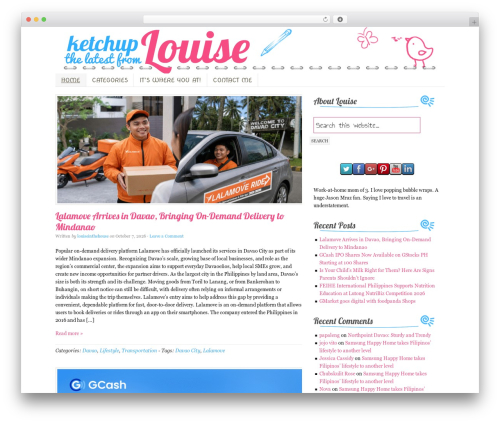 WordPress theme Catalyst - louiseinthehouse.com
