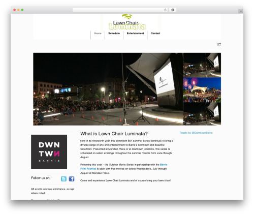 WordPress theme DynamiX - lawnchairluminata.com