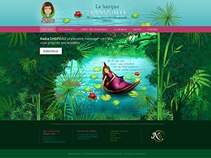 WordPress theme La Barque Tranquille by Marina Liw