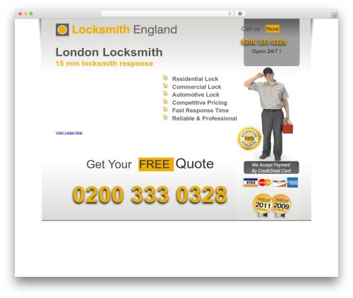 WordPress theme lapark - locksmithengland.co.uk