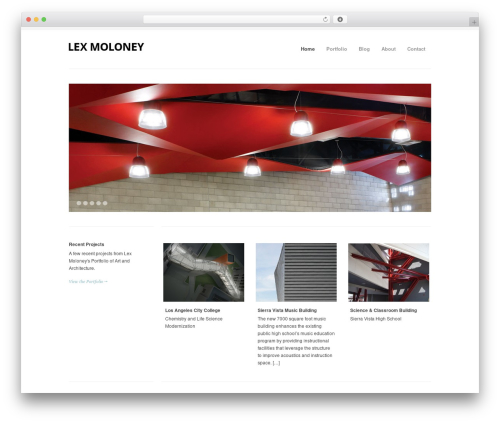 WordPress theme LexMoloney - lexmoloney.com