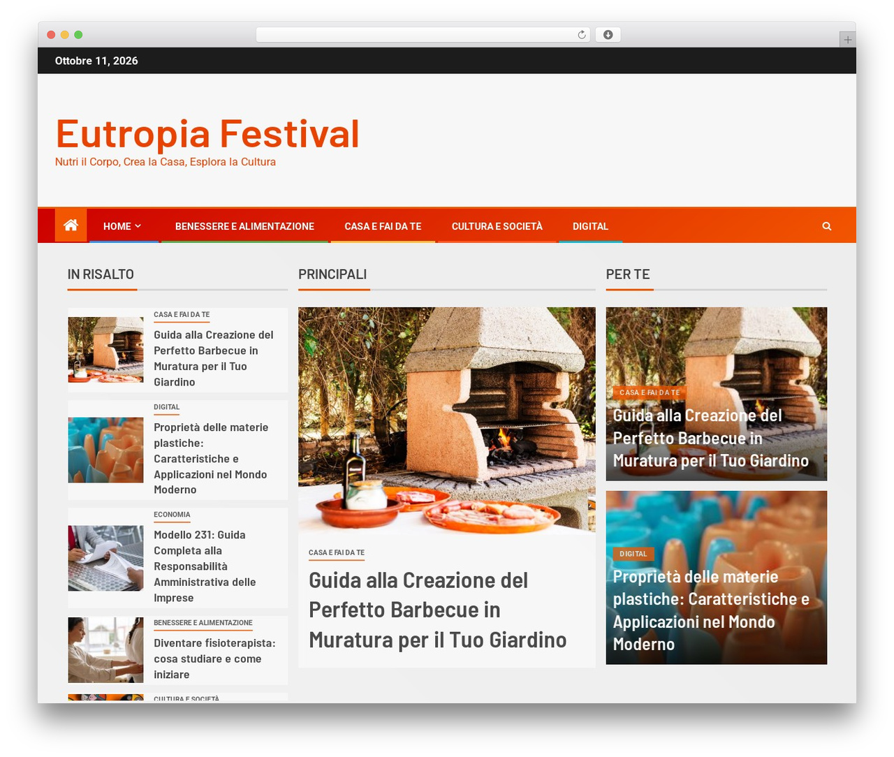 WordPress theme Newsever - eutropiafestival.it