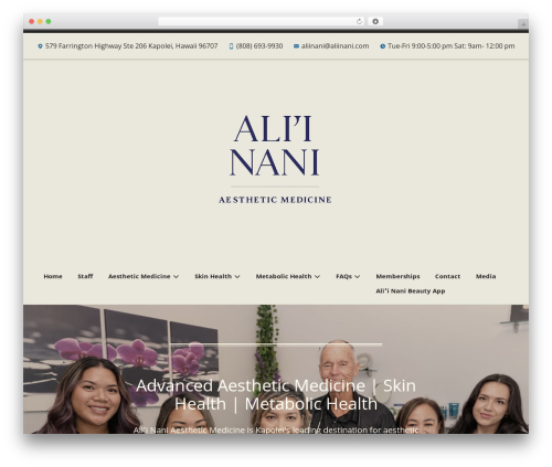 WordPress theme Radcliffe 2 - aliinani.com