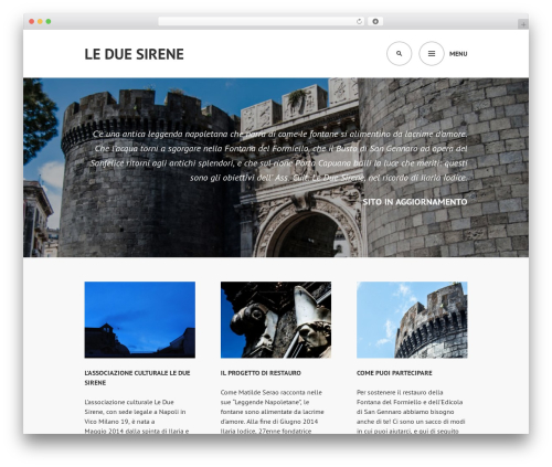 WordPress website theme Edin - leduesirene.it