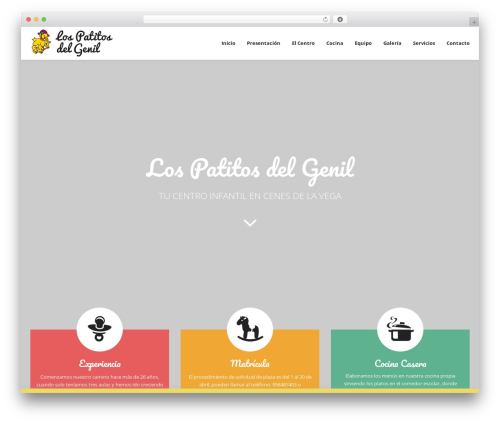 WordPress website theme Magicreche - lospatitosdelgenil.es