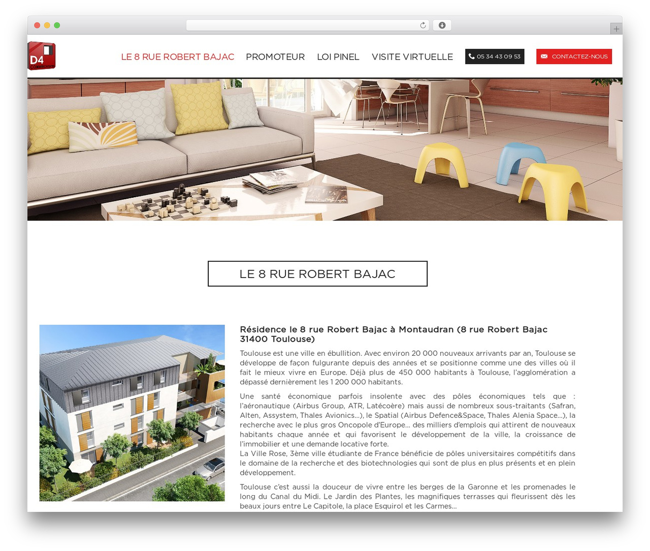WordPress website theme The Bootstrap - le8ruerobertbajac.com