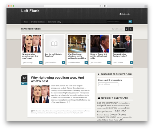 WP theme Edge - left-flank.org