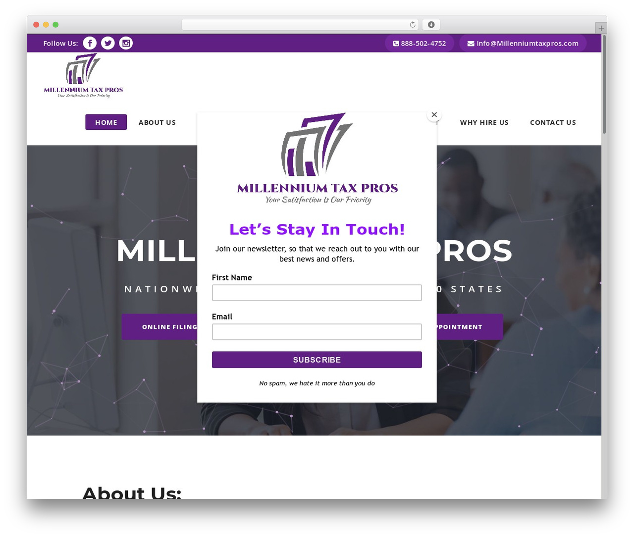 WP theme CodeCrab Technologies - millenniumtaxpros.com WP theme CodeCrab Technologies - millenniumtaxpros.com
