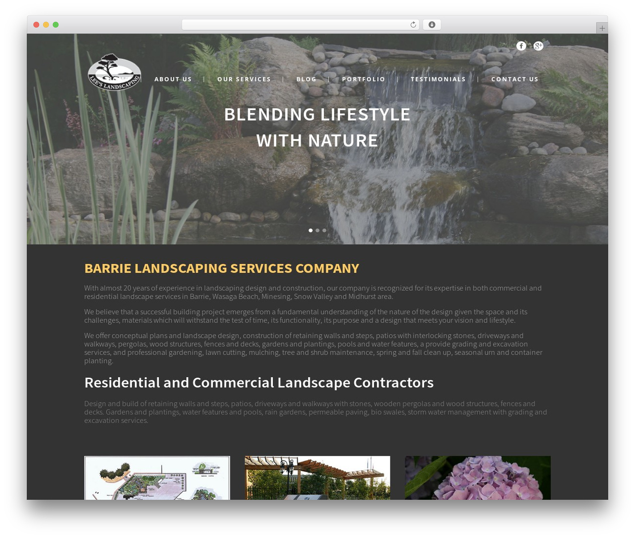 WP theme Hazel - leeslandscaping.ca