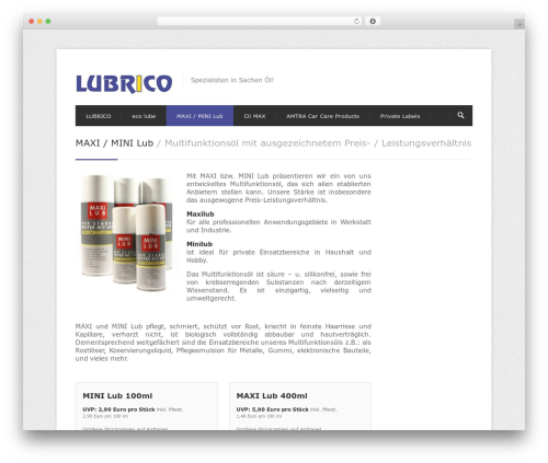 Centum WP WordPress theme - lubrico.de/maxi-lub
