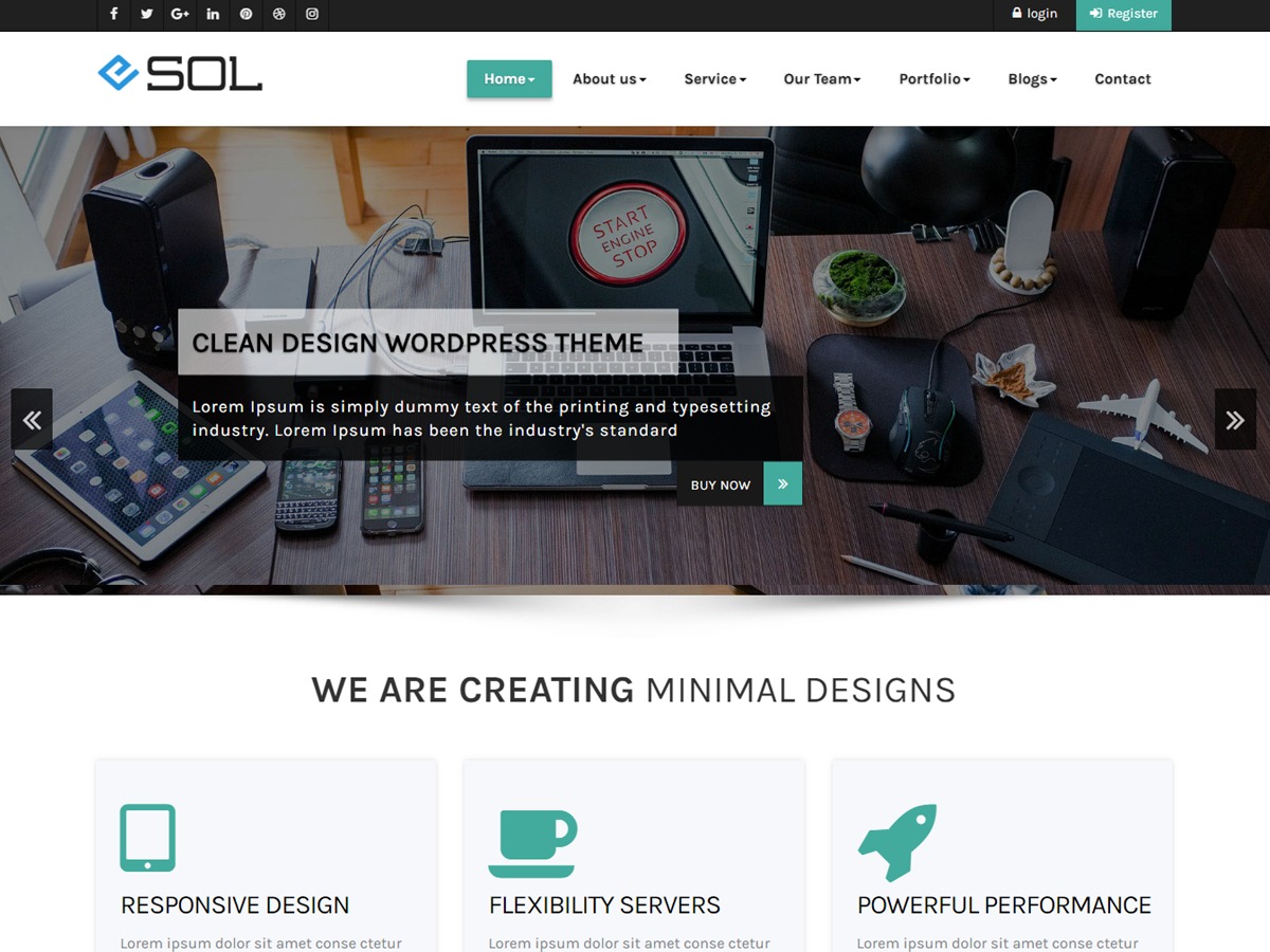 Corporate Activity theme WordPress by asiathemes