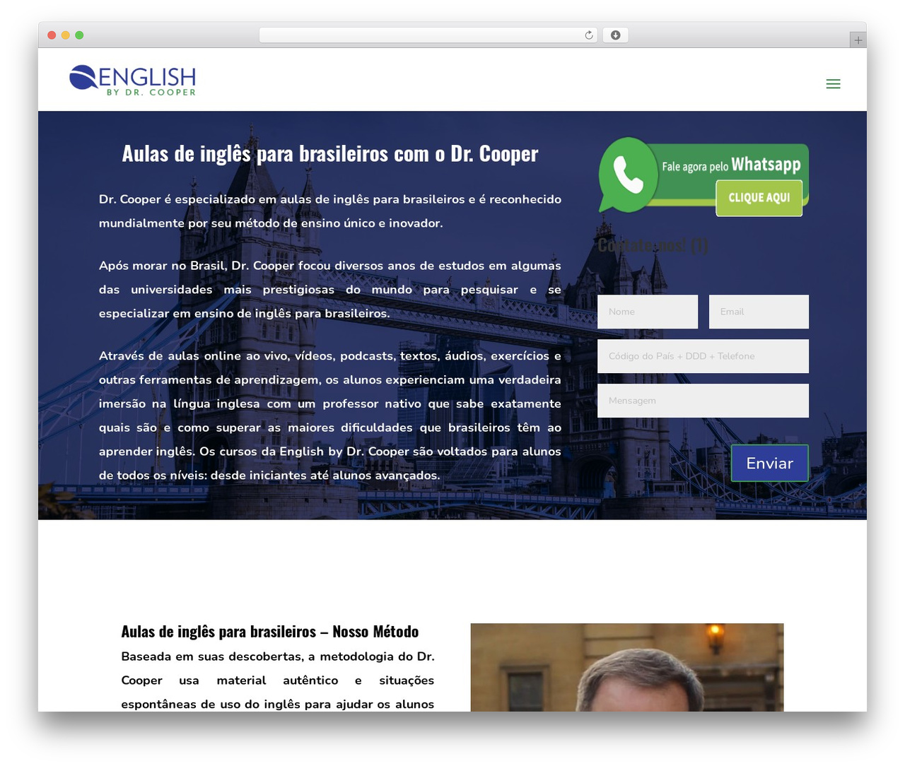 Divi theme WordPress - englishbydrcooper.com