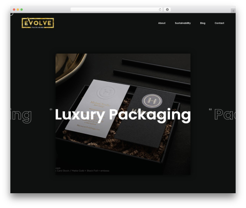 Grenada theme WordPress - evolve-packaging.co.uk