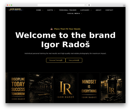 Easy menu icons WordPress plugin - igorrados.com
