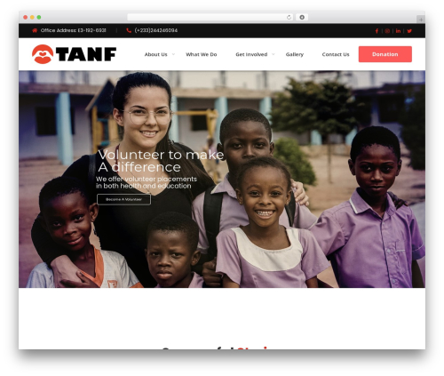 Lifeline2 WordPress theme - tanfghana.org