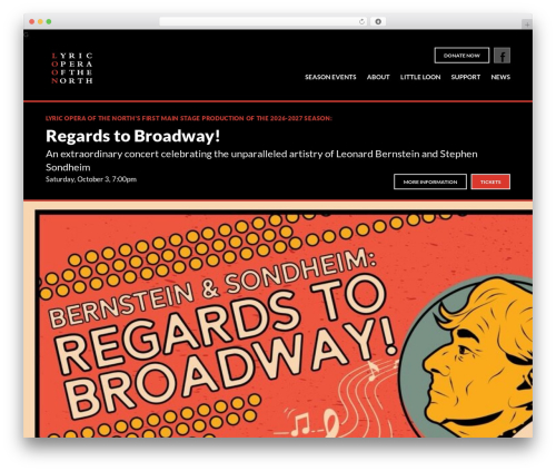 LOON Opera Custom Theme WordPress theme - loonopera.org
