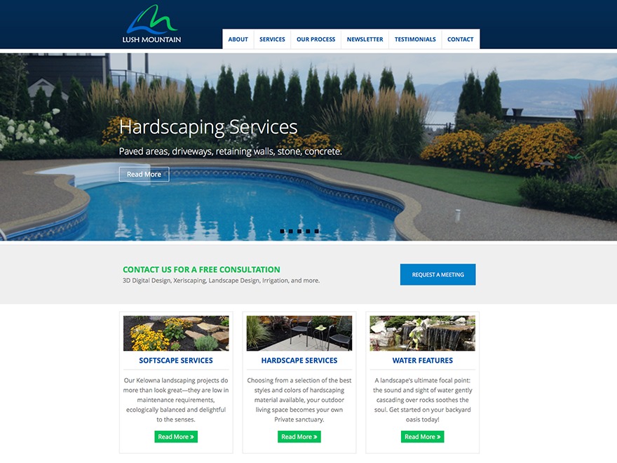 Lush Mountain WordPress theme Lush Mountain WordPress theme