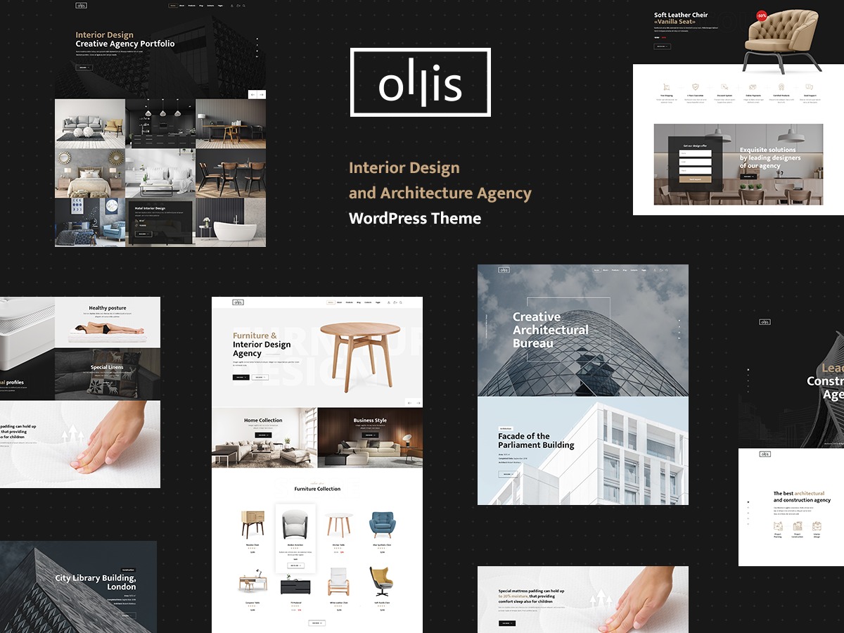 Ollis WordPress shop theme