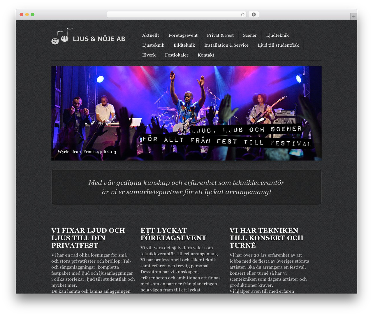 Reaction WordPress theme - ljusonoje.se Reaction WordPress theme - ljusonoje.se