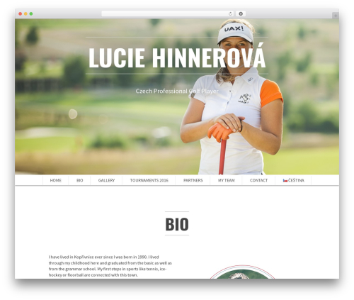 SCRN WordPress theme design - luciehinnerova.com