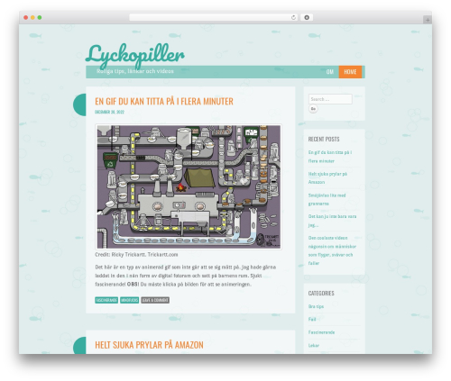 Something Fishy best WordPress theme - lyckopiller.nu