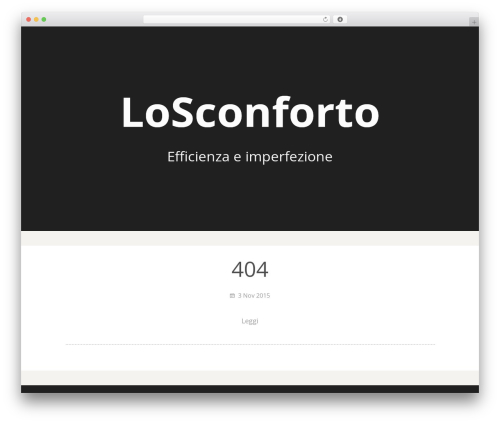 Sublime Press theme WordPress - losconforto.com