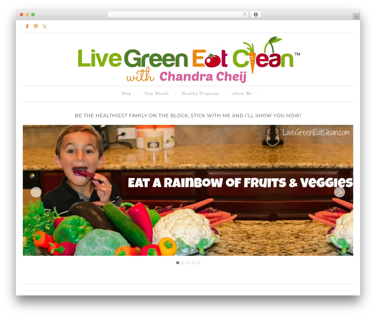 Theme WordPress Swank Theme - livegreeneatclean.com