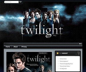 Twilight WordPress theme design Twilight WordPress theme design