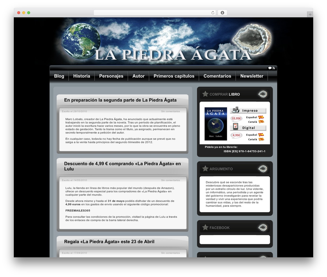 Twilight WordPress theme - lapiedraagata.com Twilight WordPress theme - lapiedraagata.com
