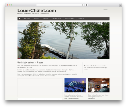 UX top WordPress theme - louerchalet.com
