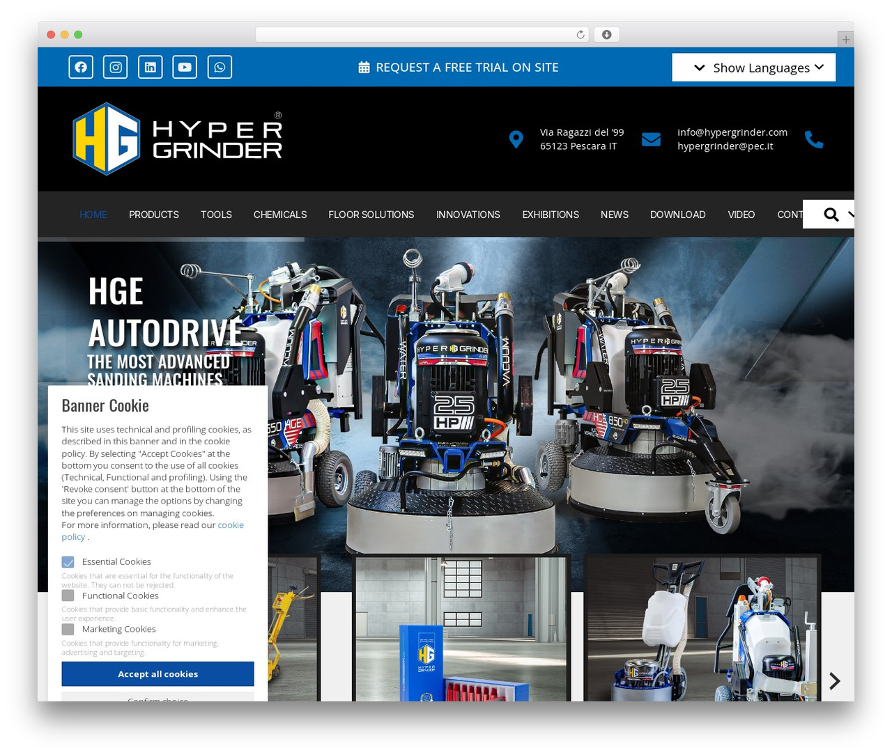 WordPress theme Impreza - hypergrinder.com